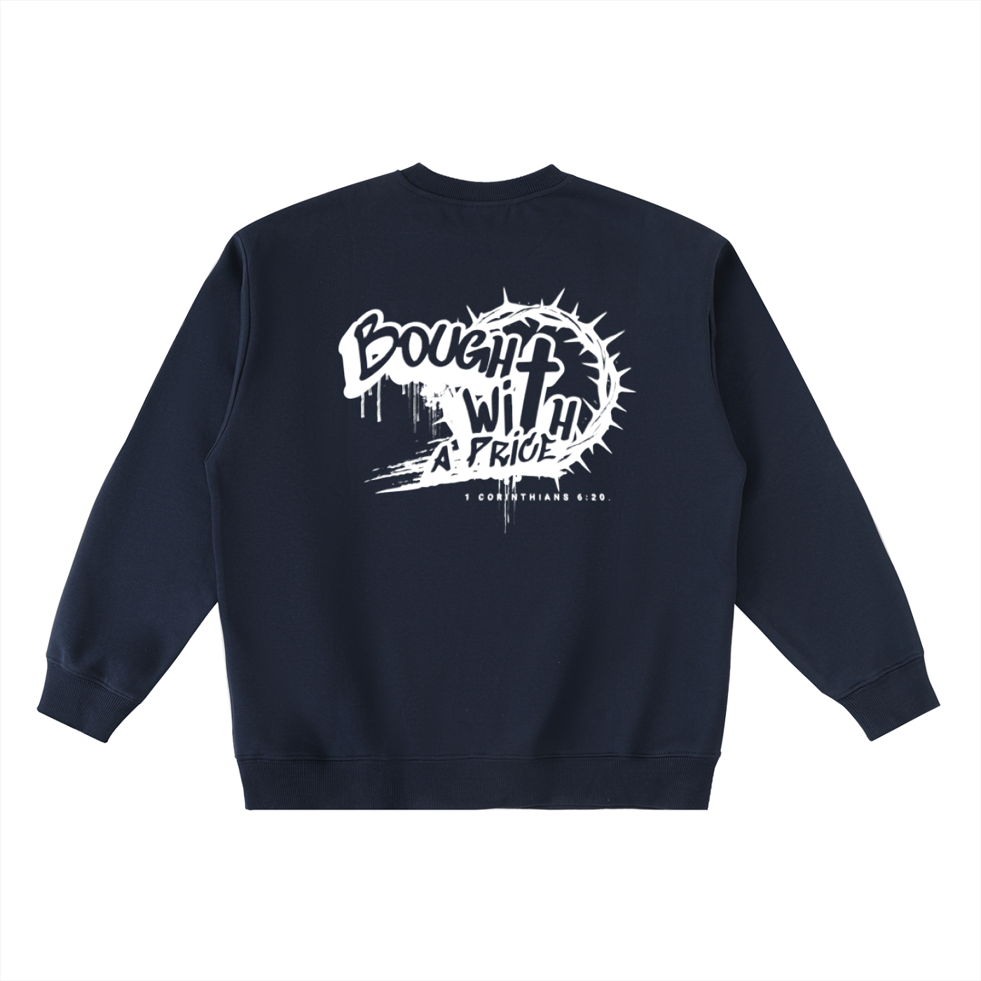 Oversized Crewneck Taped Sweatshirt