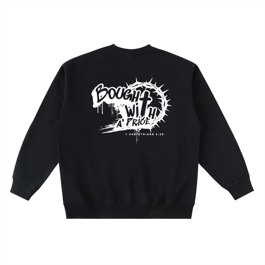 Oversized Crewneck Taped Sweatshirt