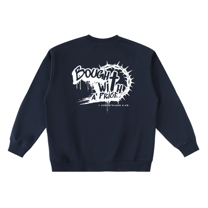 Oversized Crewneck Taped Sweatshirt