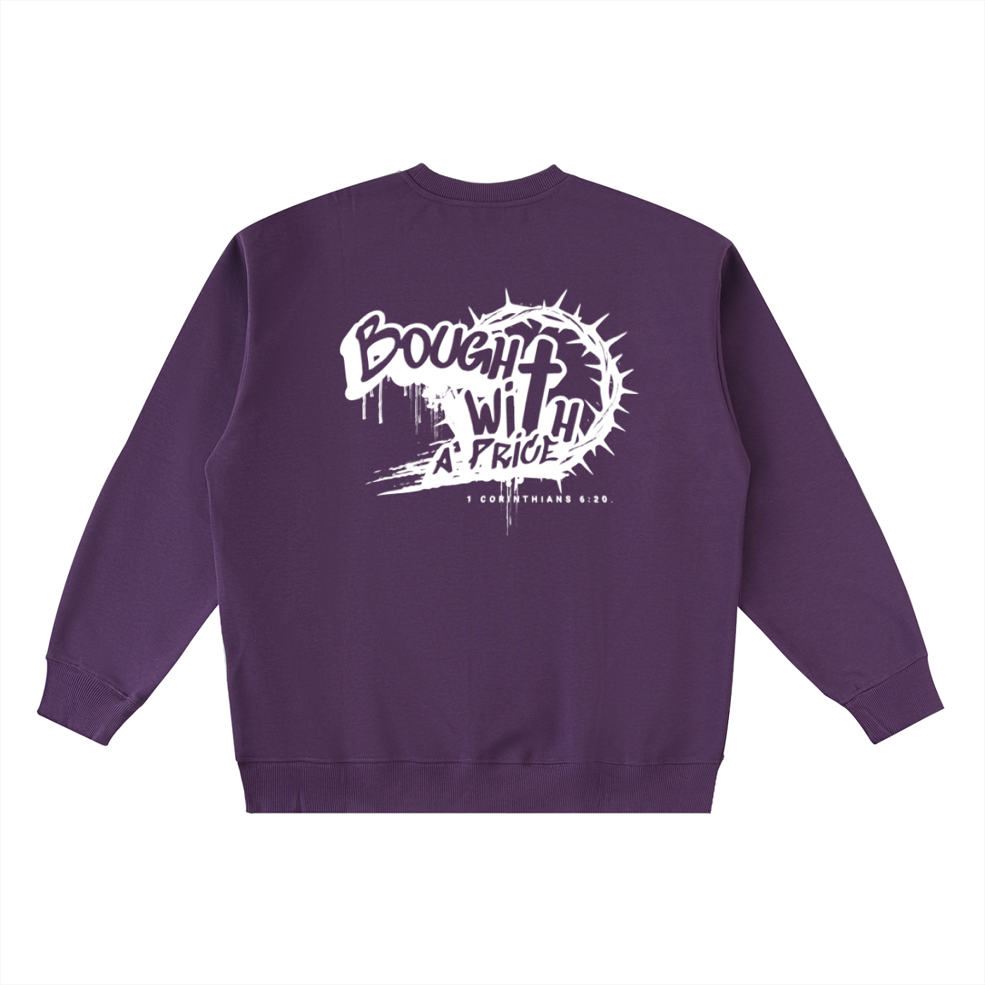 Oversized Crewneck Taped Sweatshirt